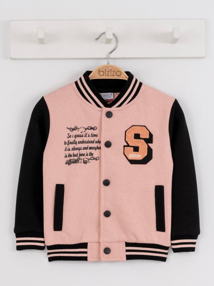 Bizizo Kız Kolej 2-5 Yaş Hırka - Pudra