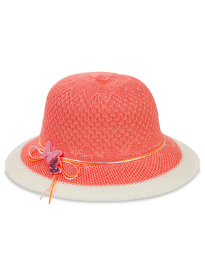 Civil Girls 6-9 Yaş Kız Çocuk Merserize Şapka - Pudra