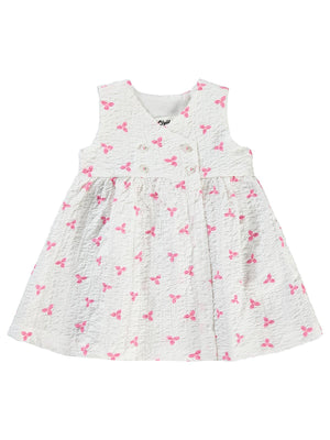 Civil Baby Çiçek Empirme 6-18 Ay Elbise - Fusya