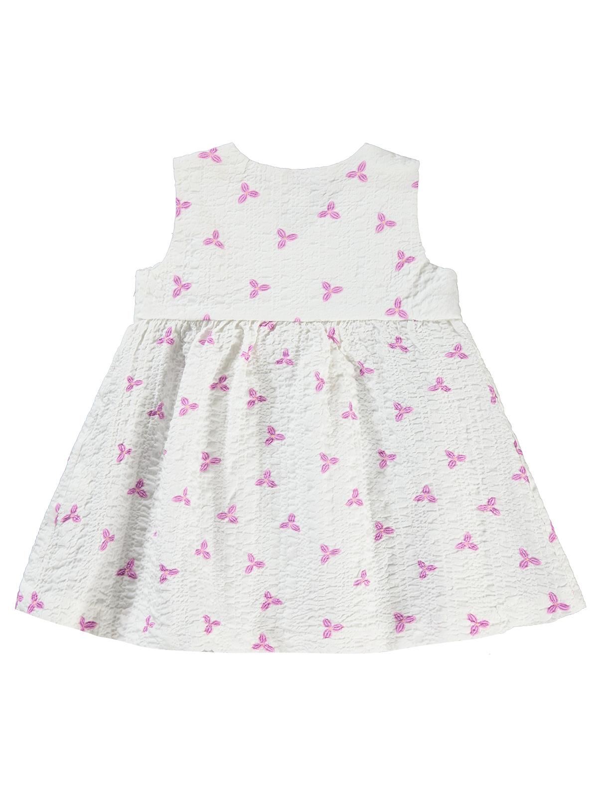 Civil Baby Çiçek Empirme 6-18 Ay Elbise - Lila