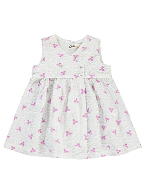 Civil Baby Çiçek Empirme 6-18 Ay Elbise - Lila