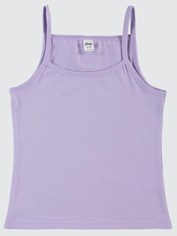 Civil Girls Lila-Beyaz Basic 2-10 Yaş 2'li Atlet St - Beyaz