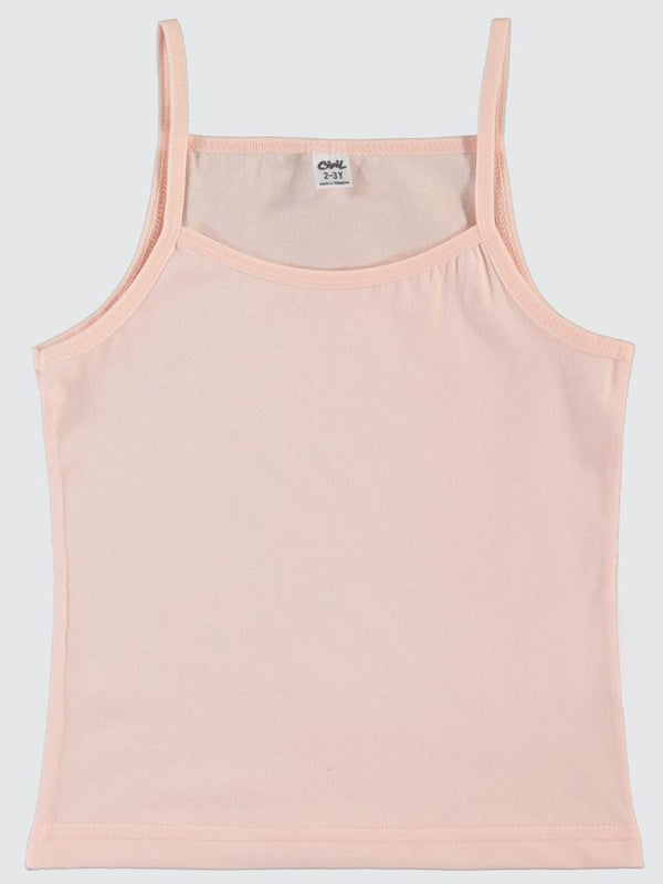 Civil Girls  Basic 2-10 Yaş 2'li Atlet Set - Ekru