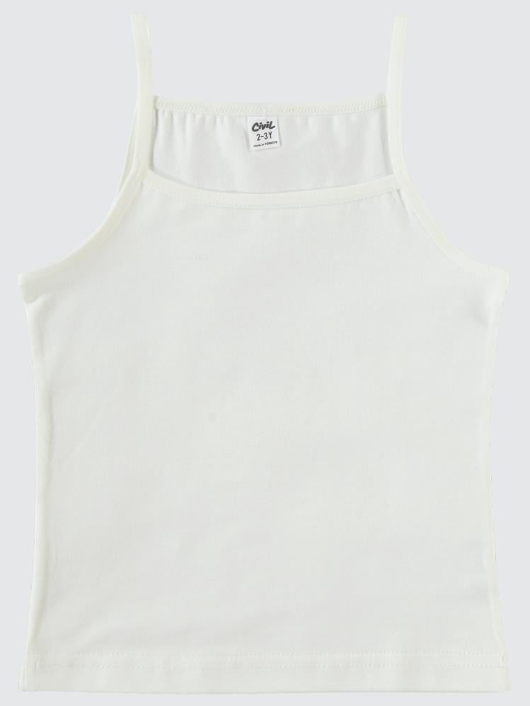 Civil Girls  Basic 2-10 Yaş 2'li Atlet Set - Ekru