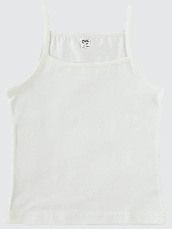 Civil Girls  Basic 2-10 Yaş 2'li Atlet Set - Ekru