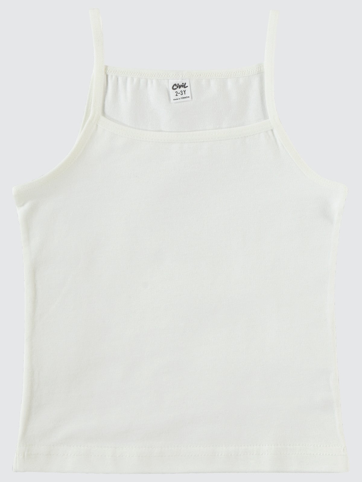 Civil Girls  Basic 2-10 Yaş 2'li Atlet Set - Ekru