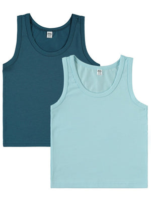 Civil Boys  Basic 2-10 Yaş 2'li Atlet Set - Mavi