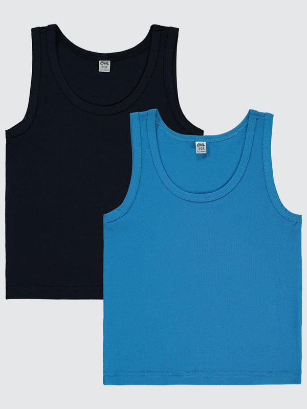 Civil Boys  Basic 2-10 Yaş 2'li Atlet Set - Mavi
