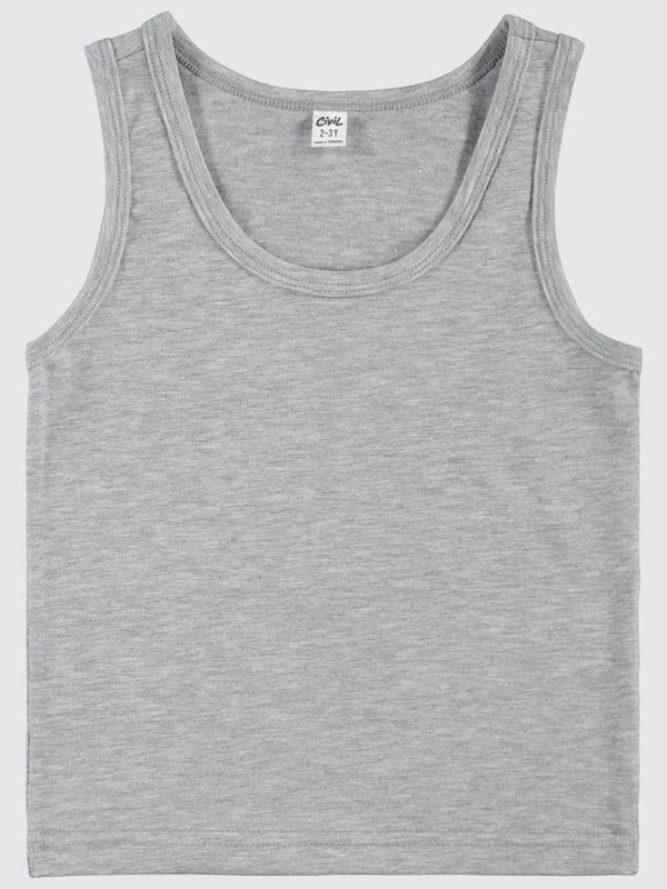 Civil Boys  Basic 2-10 Yaş 2'li Atlet Set - Gri