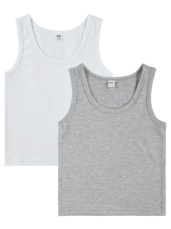 Civil Boys  Basic 2-10 Yaş 2'li Atlet Set - Gri