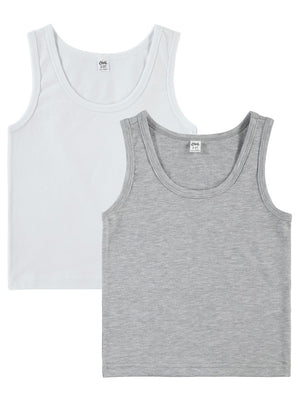 Civil Boys  Basic 2-10 Yaş 2'li Atlet Set - Gri