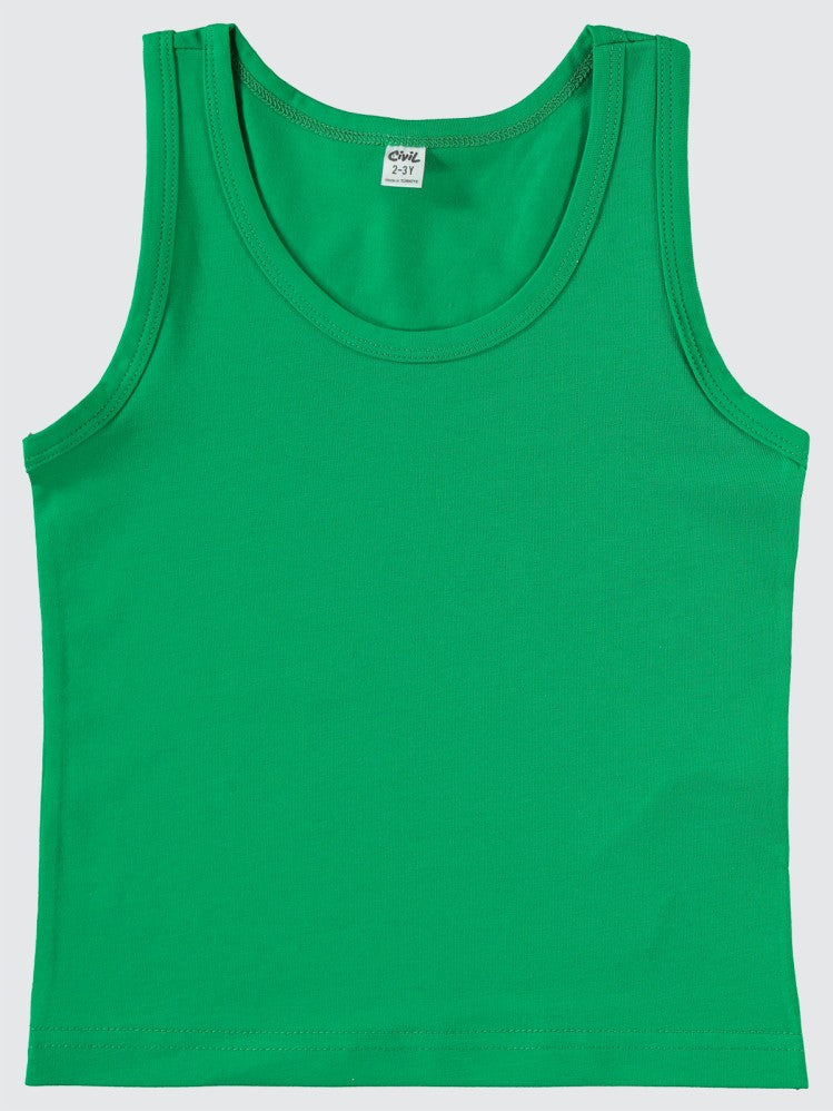 Civil Boys  Basic 2-10 Yaş 2'li Atlet Set - Yeşil