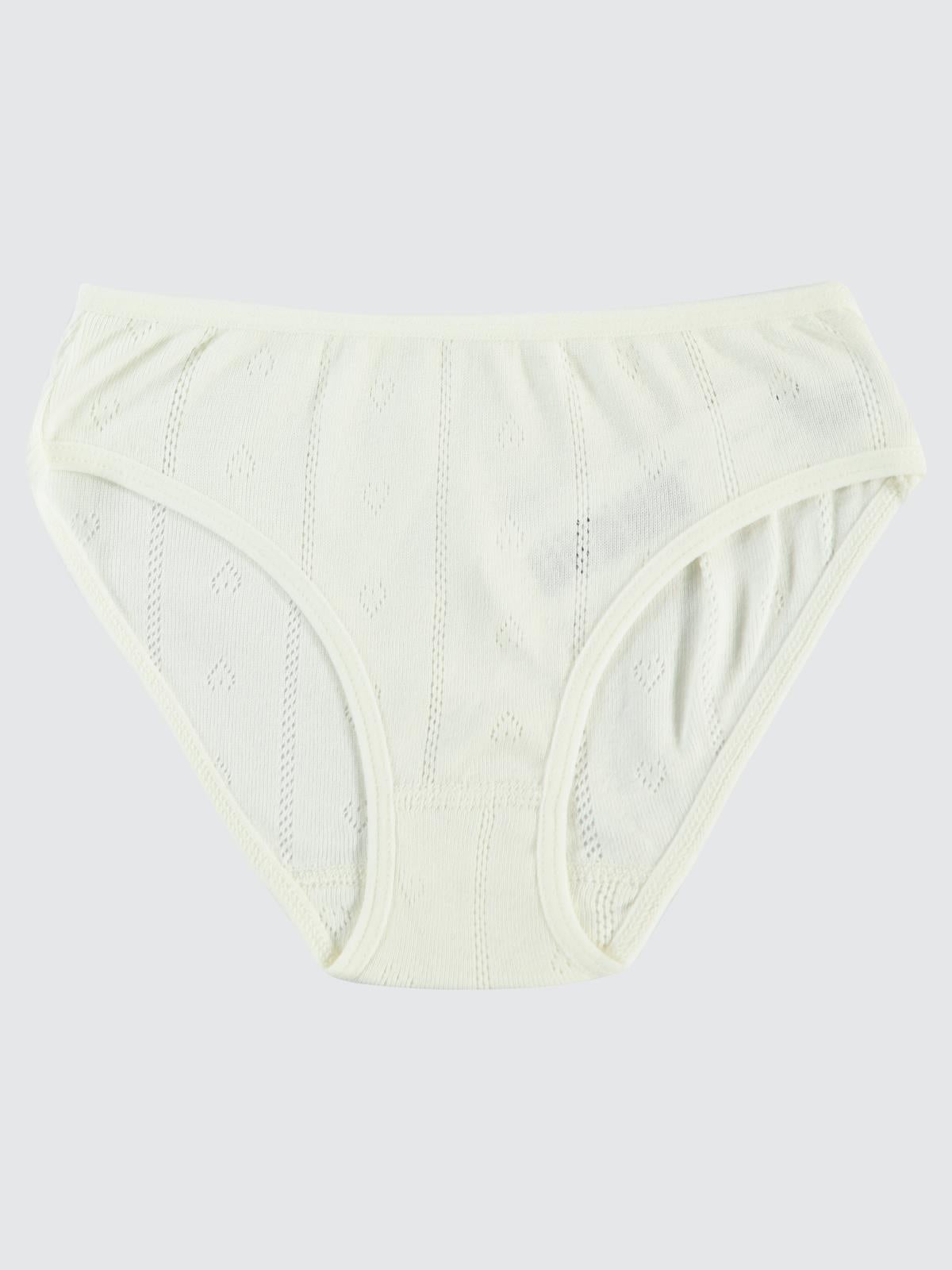 Civil Girls Kız Çocuk 2'li Külot 2-10 Yaş  - Ekru