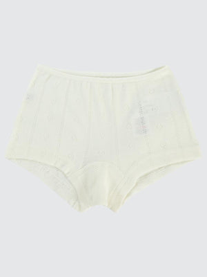 Civil Girls Kız Çocuk 2'li Boxer Set 2-10 Yaş - Ekru