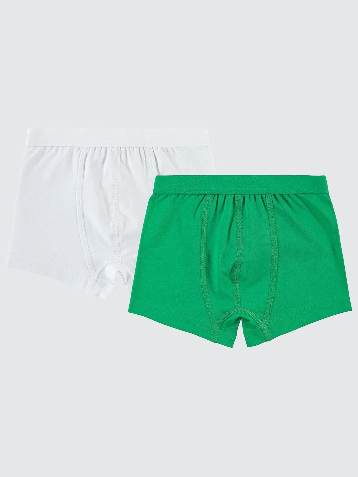 Civil Boys  Basic 2-10 Yaş 2'li Boxer Set - Yeşil
