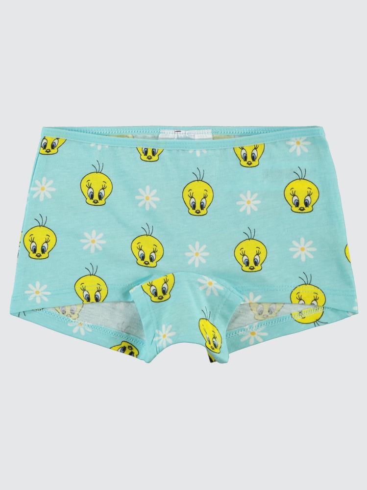 Tweety Kız Çocuk 2'li Boxer Set 2-10 Yaş  - Mavi