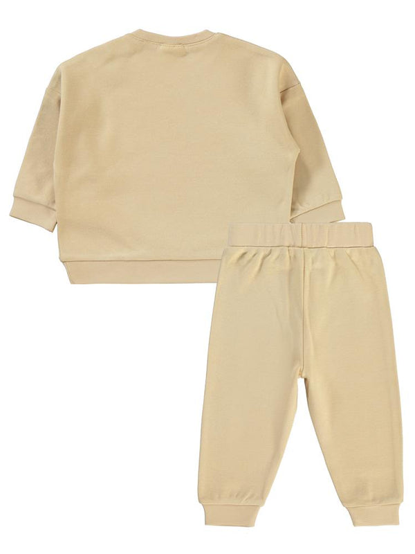 Civil Baby Bebek Ayılar Baskılı 6-18 Ay Takım - Kahverengi