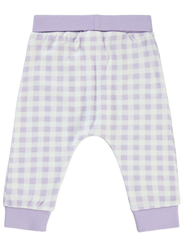 Civil Baby Ekoseli Empirme 6-18 Ay Tek Alt Bebe - Lila