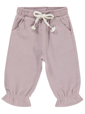 Civil Baby Müslin Basic 6-18 Ay Pantolon - Pudra