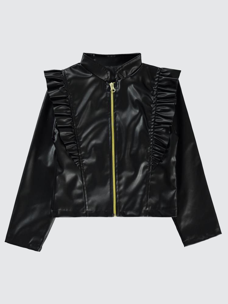 Civil Girls Kız Çocuk Ceket 6-9 Yaş  - Siyah