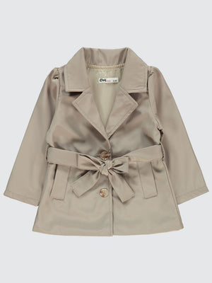 Civil Girls Kız Çocuk Trençkot 2-5 Yaş - Bej