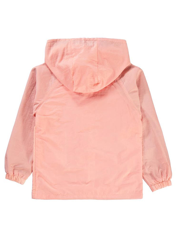 Civil Girls Kanguru Cepli 10-13 Yaş Yağmurluk - Pudra