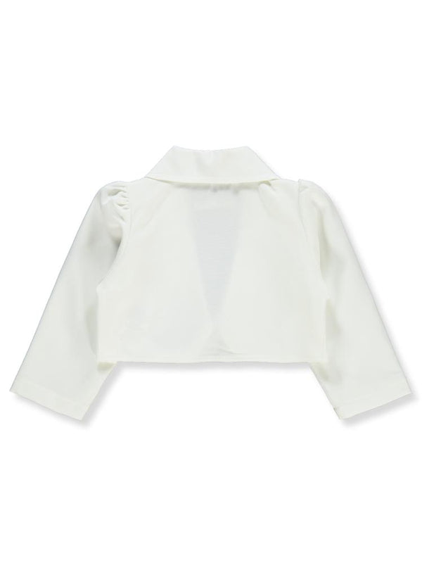 Civil Girls Broşlu 2-5 Yaş Bolero - Ekru