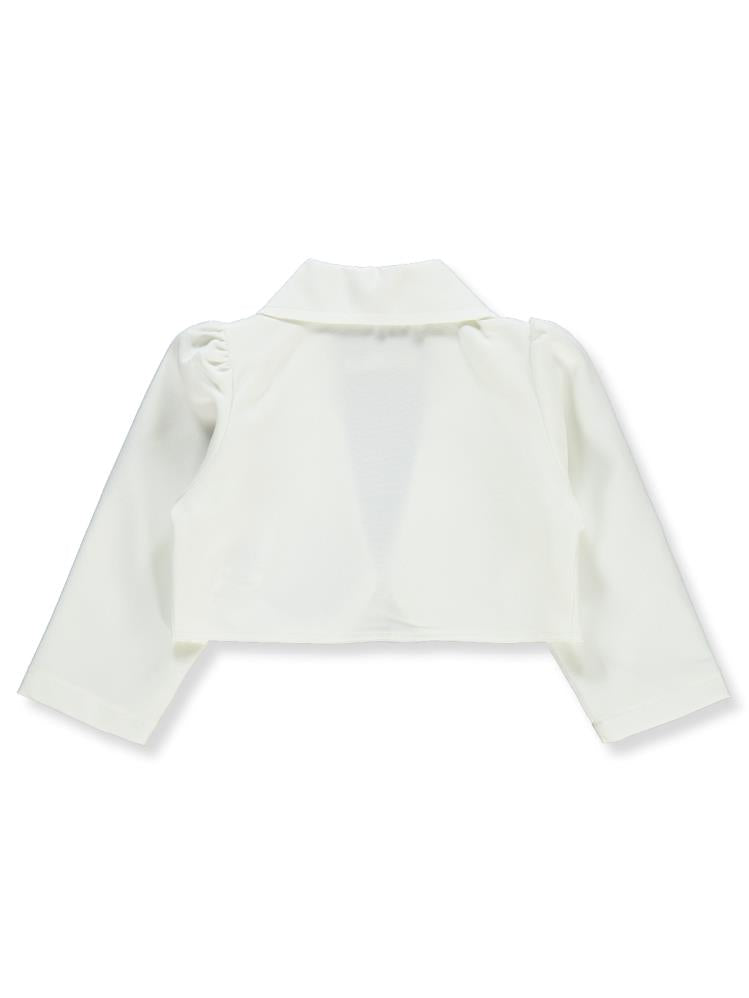Civil Girls Broşlu 2-5 Yaş Bolero - Ekru