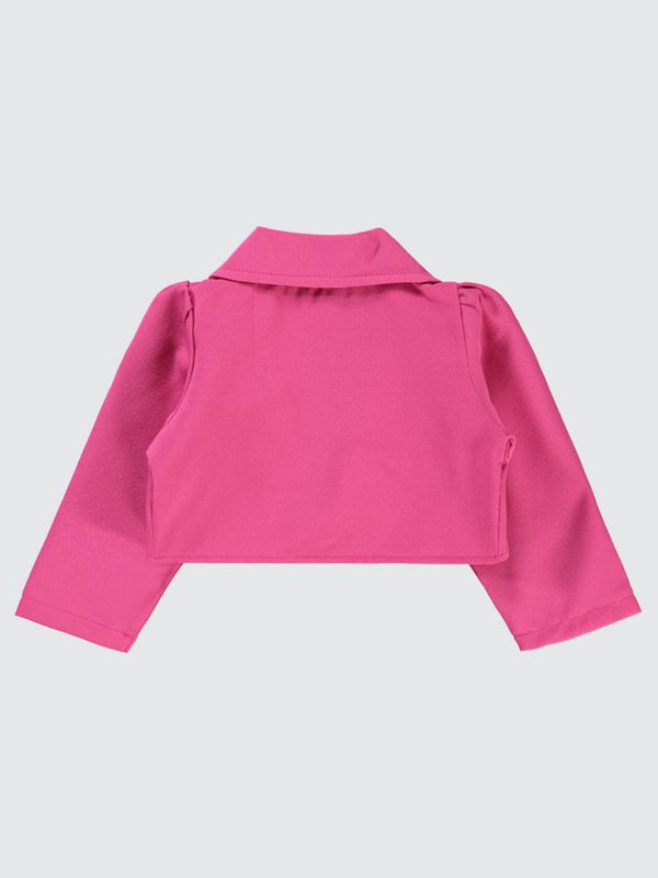 Civil Girls Broşlu 2-5 Yaş Bolero - Fusya