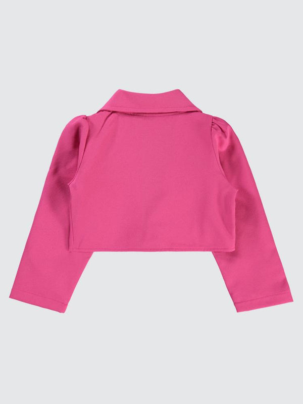 Civil Girls Broşlu 10-13 Yaş Bolero - Fusya