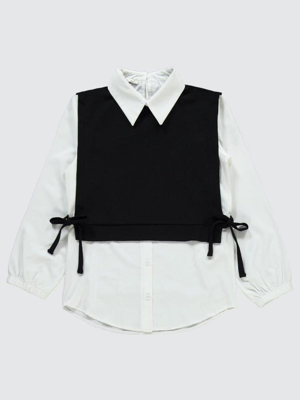 Civil Girls Süeterli 10-13 Yaş Takım - Siyah