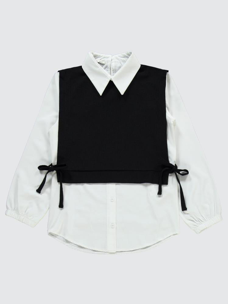 Civil Girls Süeterli 10-13 Yaş Takım - Siyah