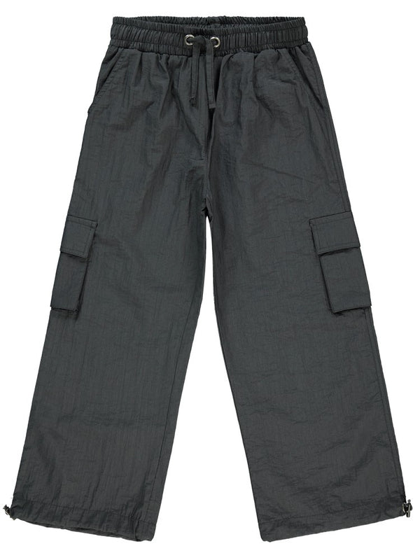 Civil Girls Paraşüt Kargo Cepli 10-13 Yaş Pantolon - Gri