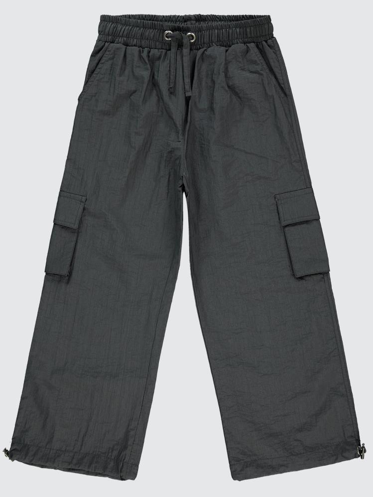 Civil Girls Paraşüt Kargo Cepli 6-9 Yaş Pantolon - Gri