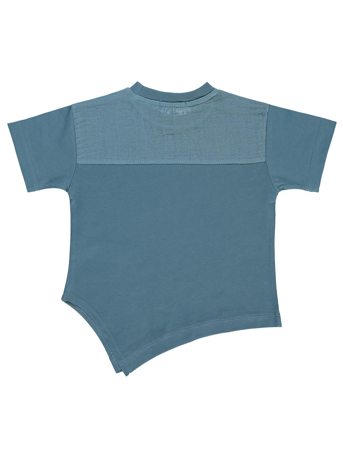 Civil Boys V Baskılı 2-5 Yaş Tişört - Mavi