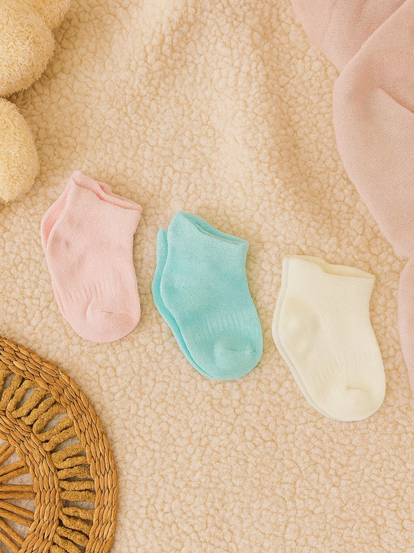 Civil Baby Kız Bebek 3'lü Bambu Çorap 6-18 Ay