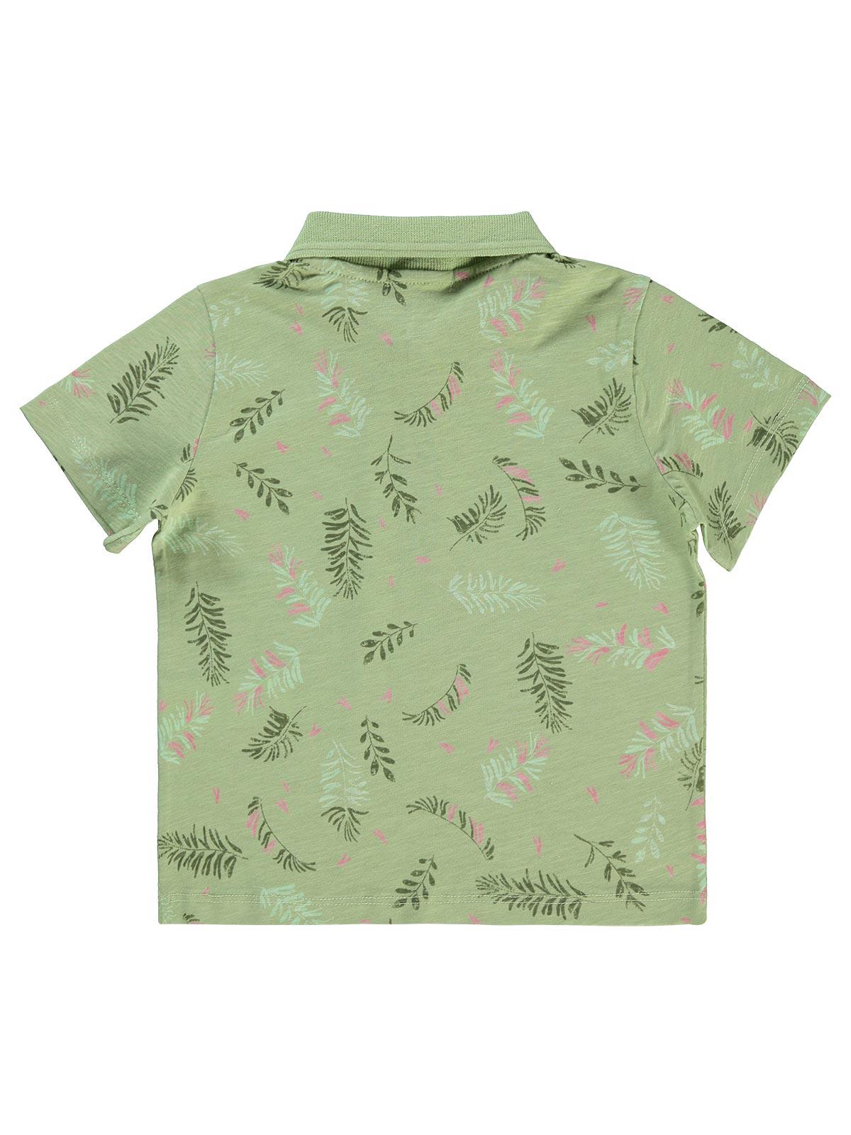 Civil Boys Yaprak Empirme 2-5 Yaş Tişört - Haki