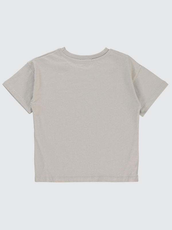 Civil Boys The Show Must Go On Baskılı 6-9 Yaş Tişört - Gri