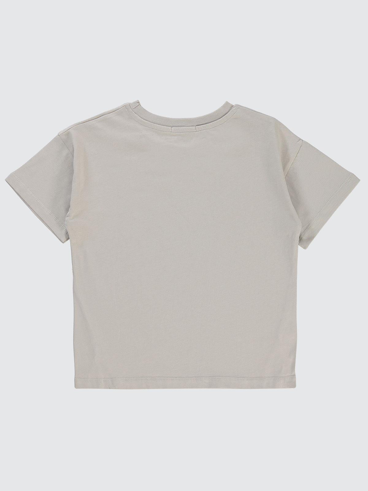 Civil Boys The Show Must Go On Baskılı 6-9 Yaş Tişört - Gri