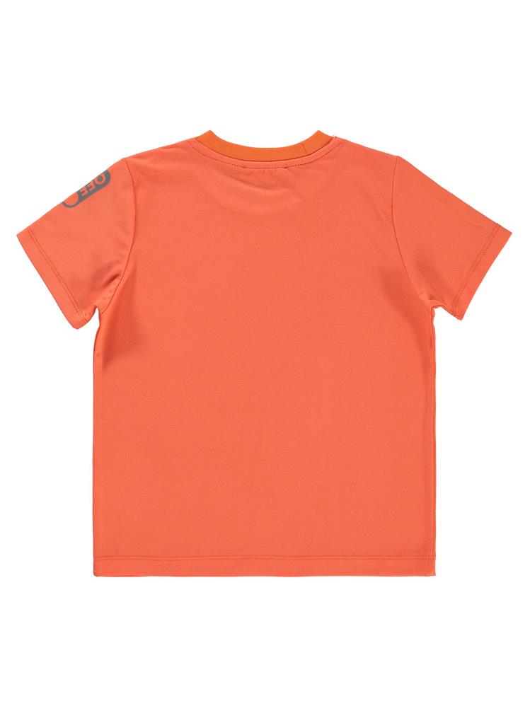 Civil Boys Gamer Mode Reflektör Baskılı 2-5 Yaş Tişört - Turuncu