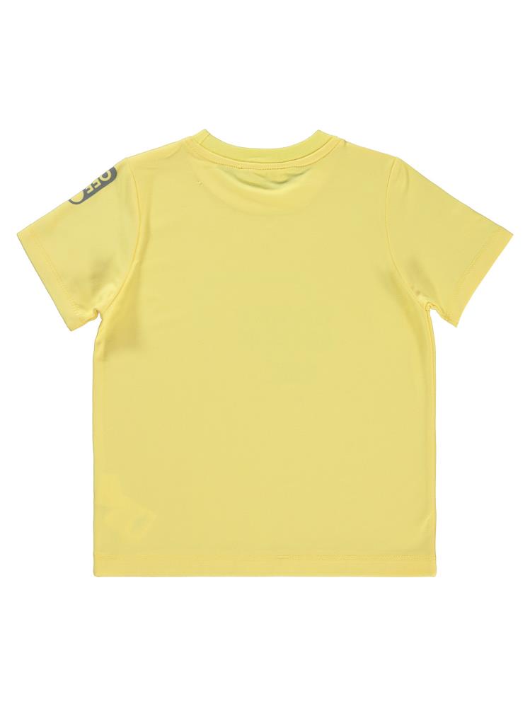 Civil Boys Gamer Mode Reflektör Baskılı 2-5 Yaş Tişört - Sarı