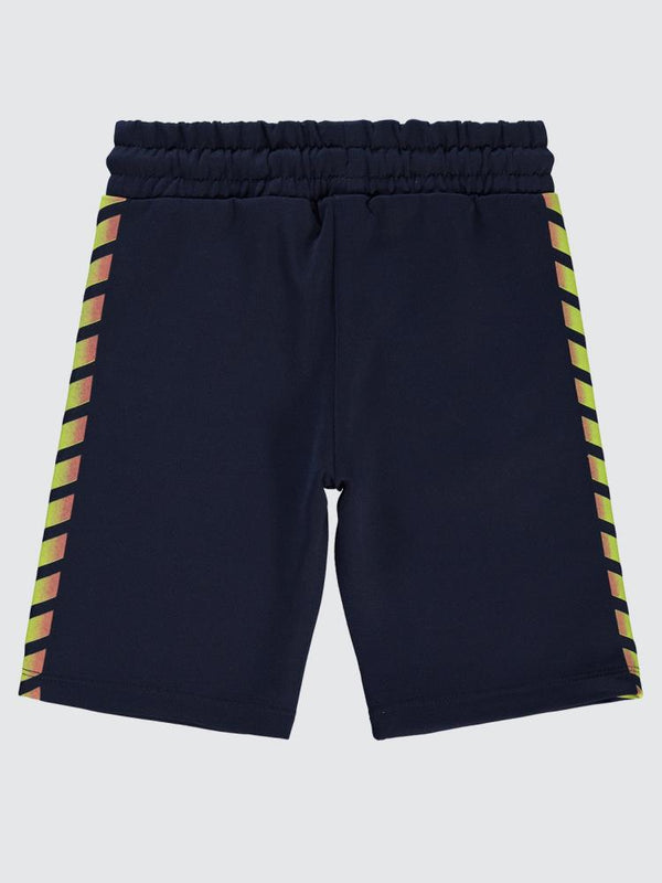 Civil Boys Çizgi Baskılı 6-9 Yaş Kapri - Lacivert