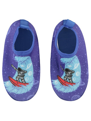 Civil Boys Robot Baskılı Tabanlı 20-24 Numara Deniz Ayakkabısı - Mavi