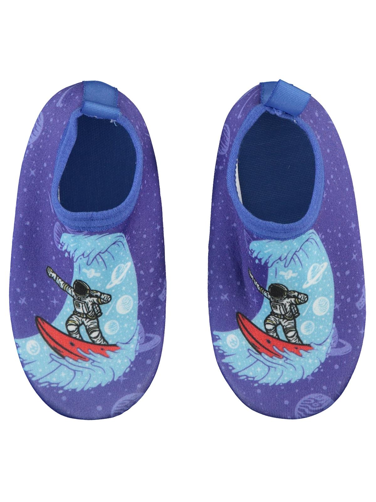 Civil Boys Robot Baskılı Tabanlı 20-24 Numara Deniz Ayakkabısı - Mavi