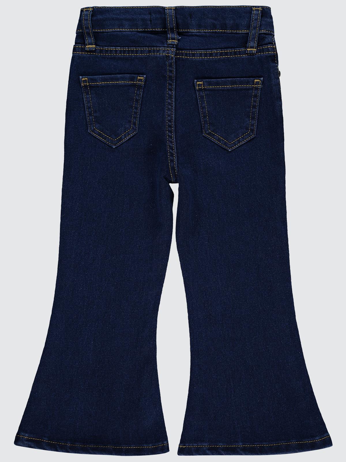 Civil Girls İspanyol Paça 2-5 Yaş Pantolon - Mavi