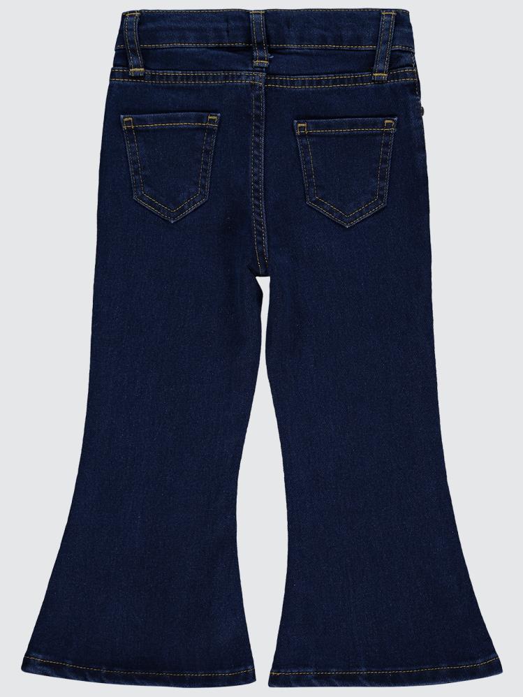 Civil Girls İspanyol Paça 2-5 Yaş Pantolon - Mavi