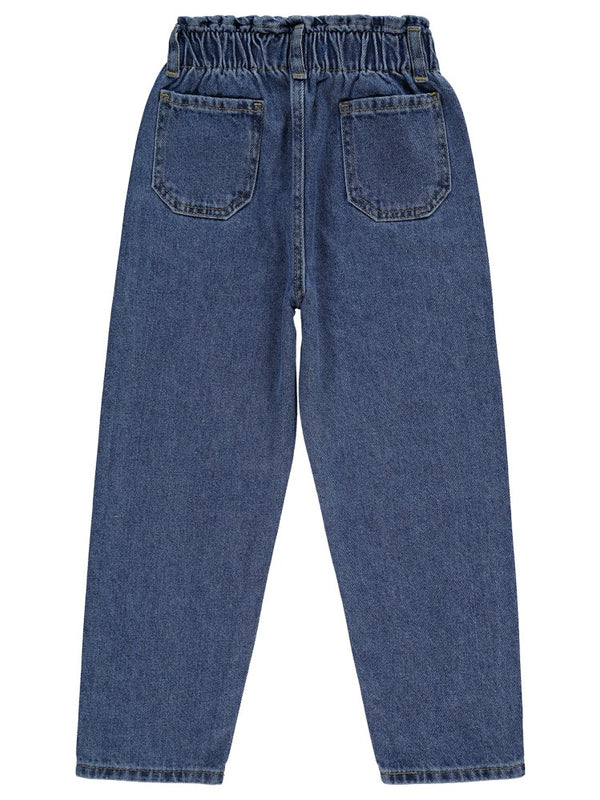 Civil Girls Bel Lastikli 6-9 Yaş Pantolon - Mavi