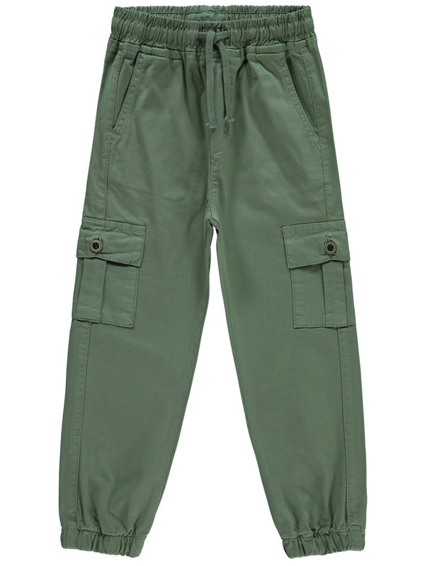 Civil Girls Paçası Lastikli 10-13 Yaş Pantolon - Haki