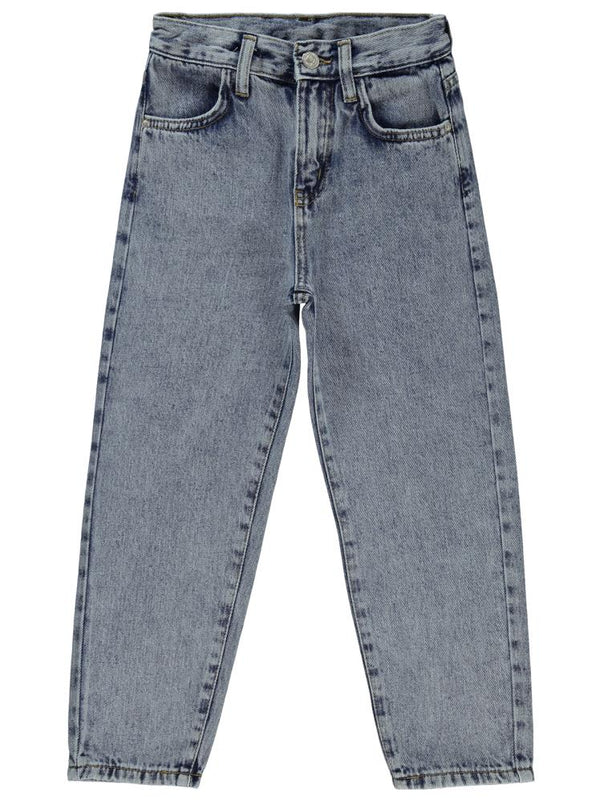 Civil Girls Mom Jean 6-9 Yaş Pantolon - Mavi