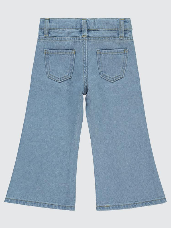 Civil Girls Yırtmaçlı 2-5 Yaş Pantolon - Mavi